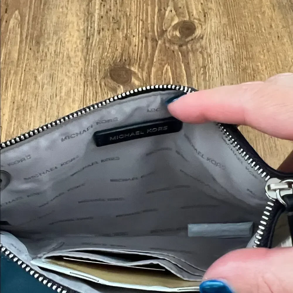 Michael Kors Tri-Color Leather Pouch Trio